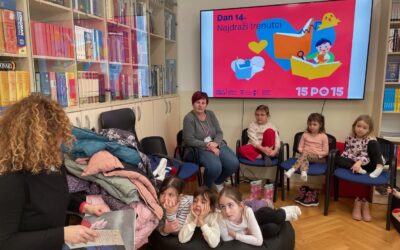 Gimnazija čita Cipelićima iz DV Sisak Stari