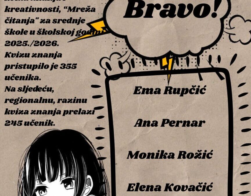 Regionalno natjecanje “Mreža čitanja”