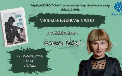 Virtualni online susret s književnicom Ivanom Šojat